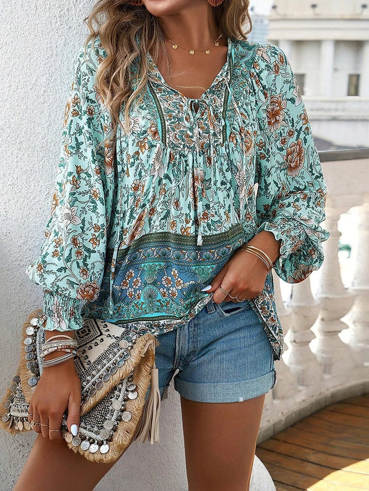 Helena - Floral Summer Top