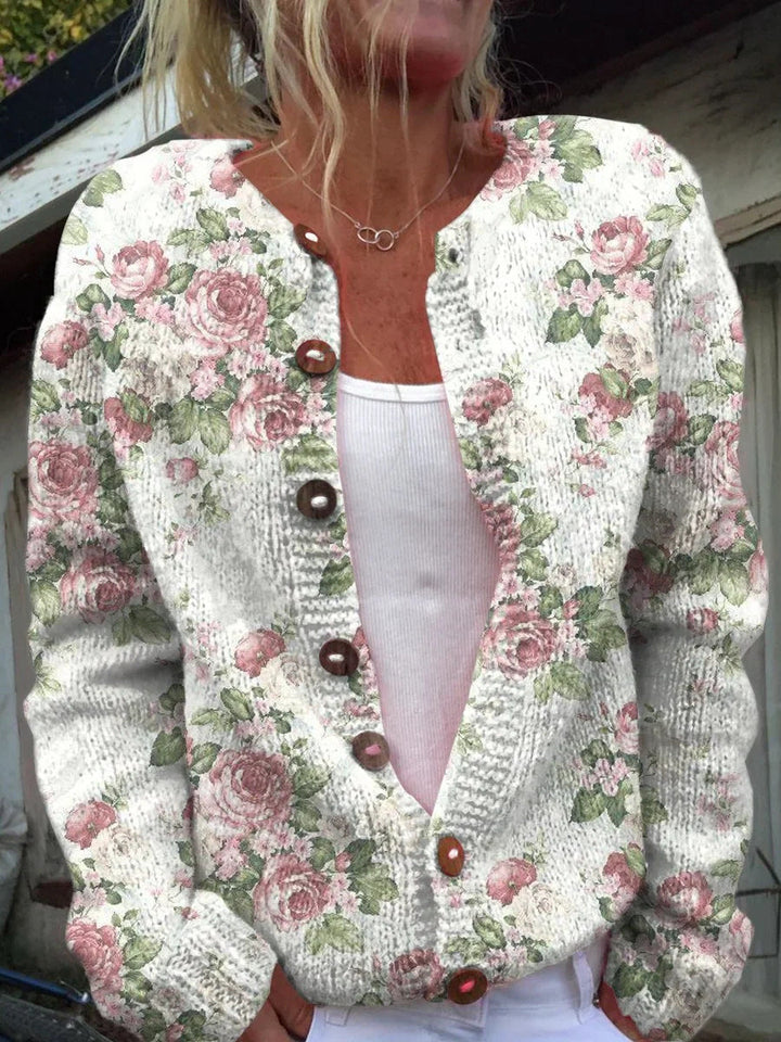 AMALIA | Knitted Sweater with Print