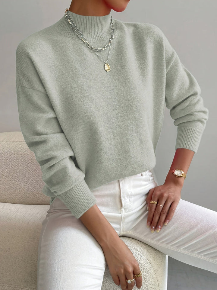 JEANINE | Comfortable High Neck Sweater